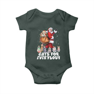 Funny Christmas Cat Baby Onesie Cats For Everybody Xmas Santa Pet TS11 Print Your Wear