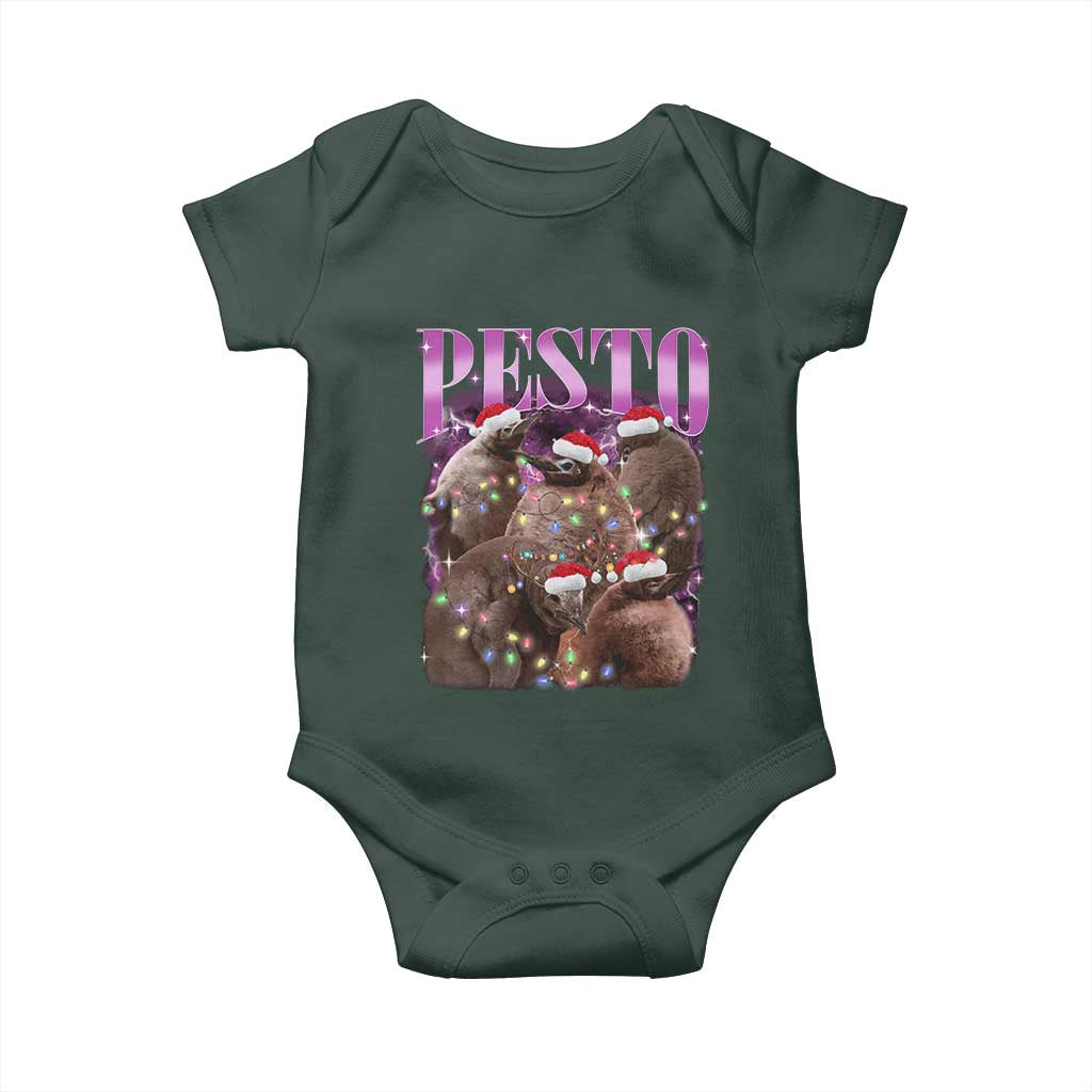 Funny Pesto The Penguin Christmas Baby Onesie TS11 Print Your Wear