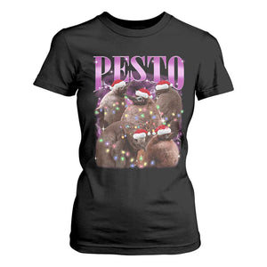 Funny Pesto The Penguin Christmas T Shirt For Women TS11 Black Print Your Wear