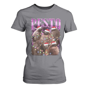Funny Pesto The Penguin Christmas T Shirt For Women TS11 Charcoal Print Your Wear