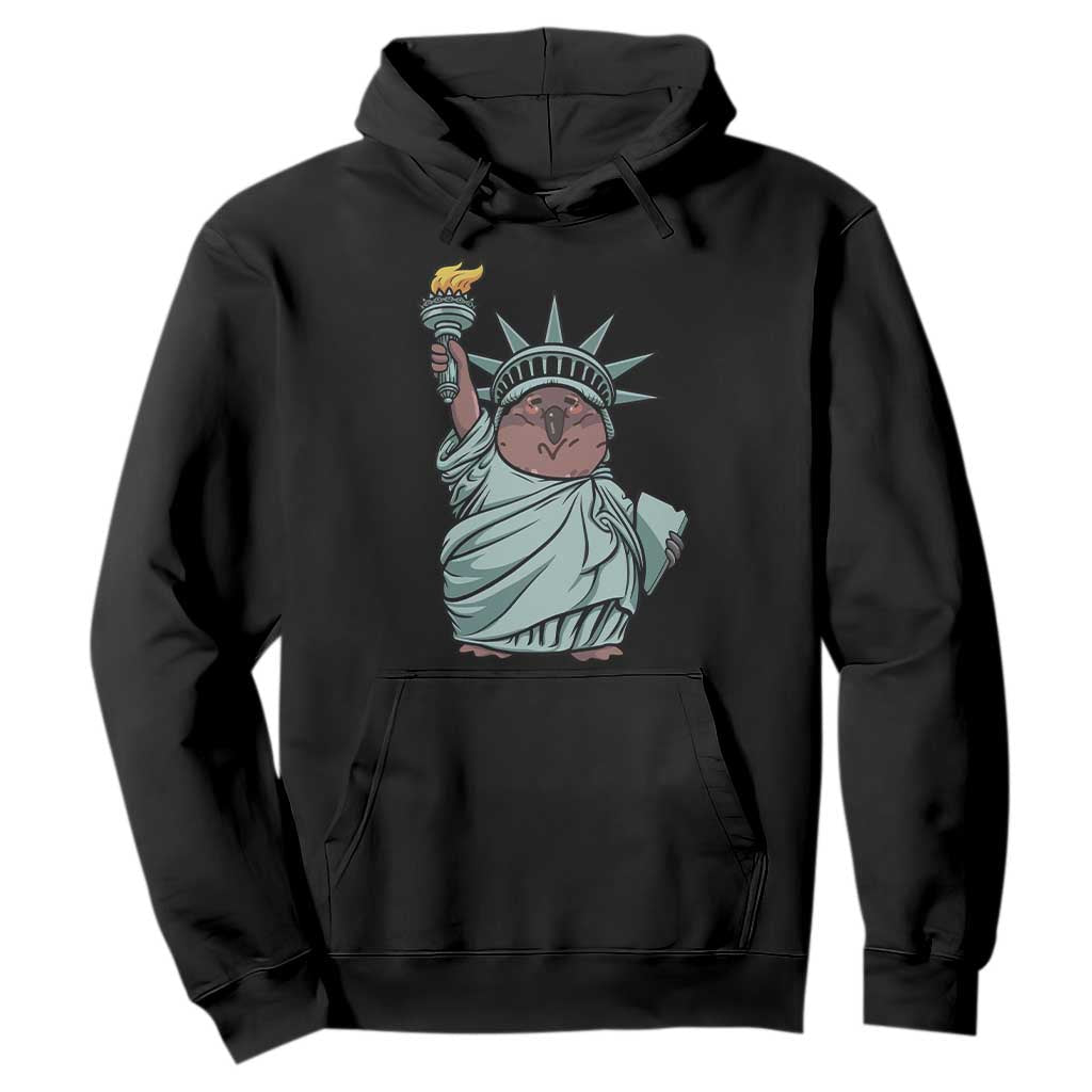 Funny Pesto The Penguin Statue Of Liberty Hoodie TS11 Black Print Your Wear