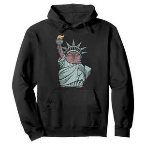 Funny Pesto The Penguin Statue Of Liberty Hoodie TS11 Black Print Your Wear