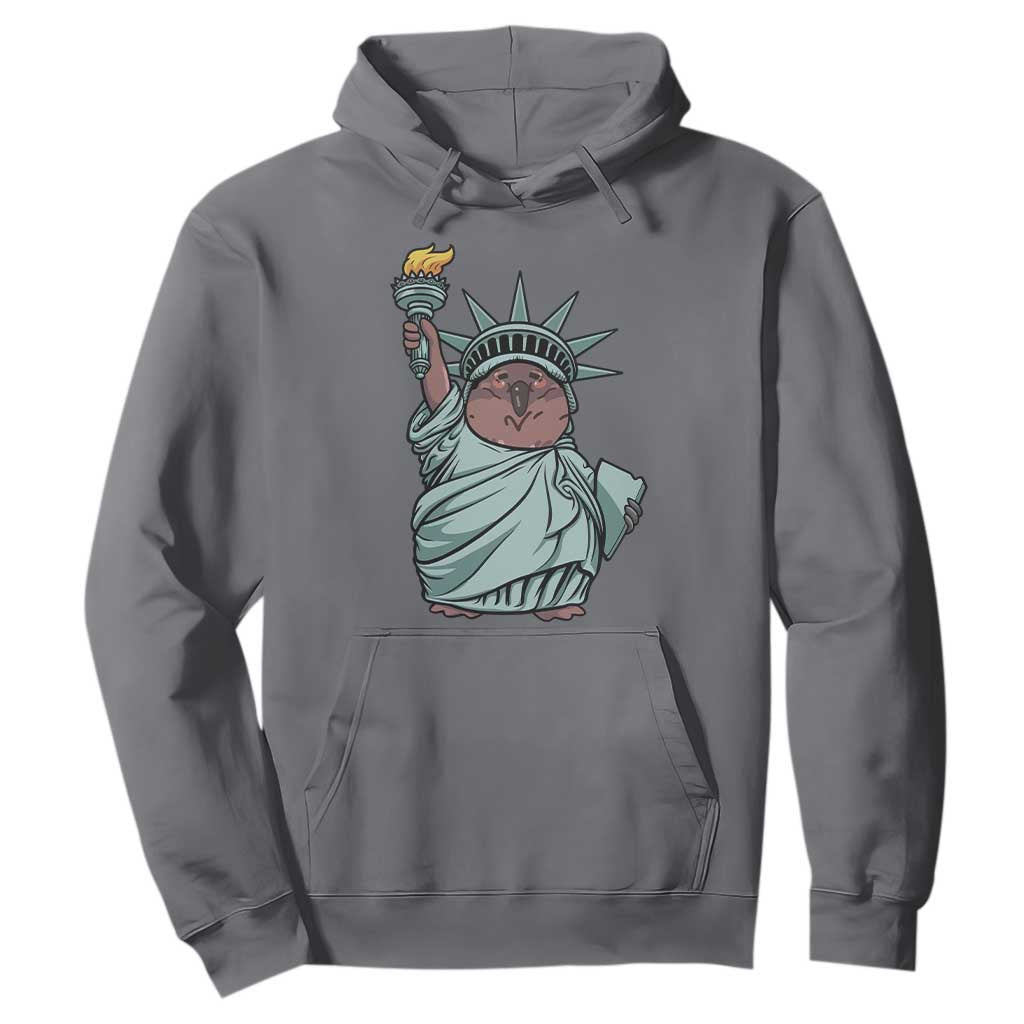 Funny Pesto The Penguin Statue Of Liberty Hoodie TS11 Charcoal Print Your Wear