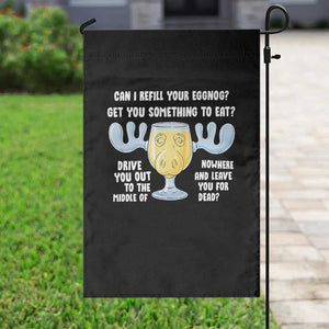 Funny Christmas Vacation Eggnog Garden Flag Can I Refill Your Eggnogs Get You Something To Eat Xmas Movie TS11 Print Your Wear