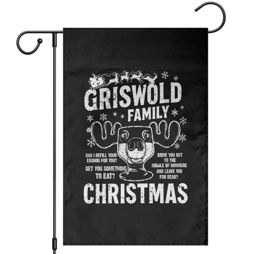 Funny Christmas Vacation Eggnog Garden Flag Griswold Family Can I Refill Your Eggnogs Xmas Movie TS11 Black Print Your Wear