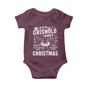 Funny Christmas Vacation Eggnog Baby Onesie Griswold Family Can I Refill Your Eggnogs Xmas Movie TS11 Maroon Print Your Wear