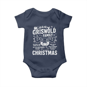 Funny Christmas Vacation Eggnog Baby Onesie Griswold Family Can I Refill Your Eggnogs Xmas Movie TS11 Navy Print Your Wear