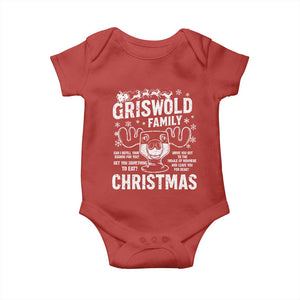 Funny Christmas Vacation Eggnog Baby Onesie Griswold Family Can I Refill Your Eggnogs Xmas Movie TS11 Red Print Your Wear