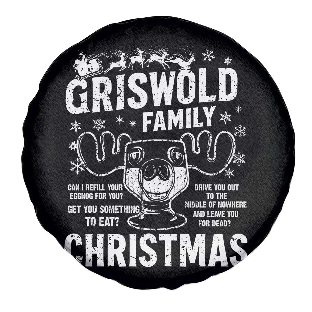 Funny Christmas Vacation Eggnog Spare Tire Cover Griswold Family Can I Refill Your Eggnogs Xmas Movie TS11 Print Your Wear