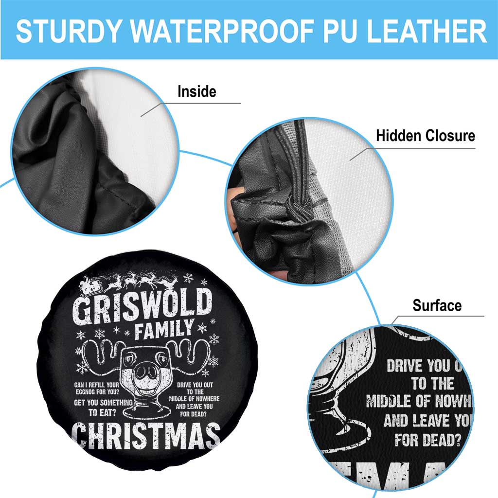 Funny Christmas Vacation Eggnog Spare Tire Cover Griswold Family Can I Refill Your Eggnogs Xmas Movie TS11 Print Your Wear