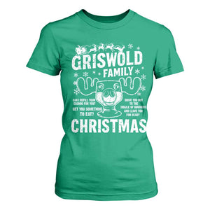 Funny Christmas Vacation Eggnog T Shirt For Women Griswold Family Can I Refill Your Eggnogs Xmas Movie TS11 Irish Green Print Your Wear