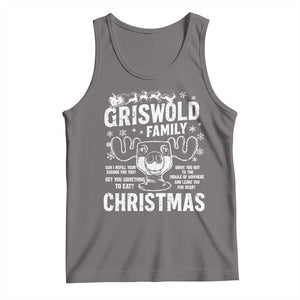 Funny Christmas Vacation Eggnog Tank Top Griswold Family Can I Refill Your Eggnogs Xmas Movie TS11 Deep Heather Print Your Wear