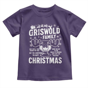 Funny Christmas Vacation Eggnog Toddler T Shirt Griswold Family Can I Refill Your Eggnogs Xmas Movie TS11 Purple Print Your Wear