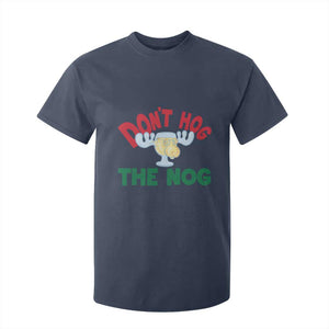 Funny Dont Hog The Nog Christmas Movie T Shirt For Kid Xmas Vacation Eggnog Moose TS11 Navy Print Your Wear