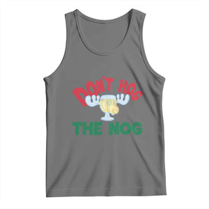Funny Dont Hog The Nog Christmas Movie Tank Top Xmas Vacation Eggnog Moose TS11 Black Heather Print Your Wear