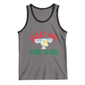 Funny Dont Hog The Nog Christmas Movie Tank Top Xmas Vacation Eggnog Moose TS11 Deep Heather Black Print Your Wear