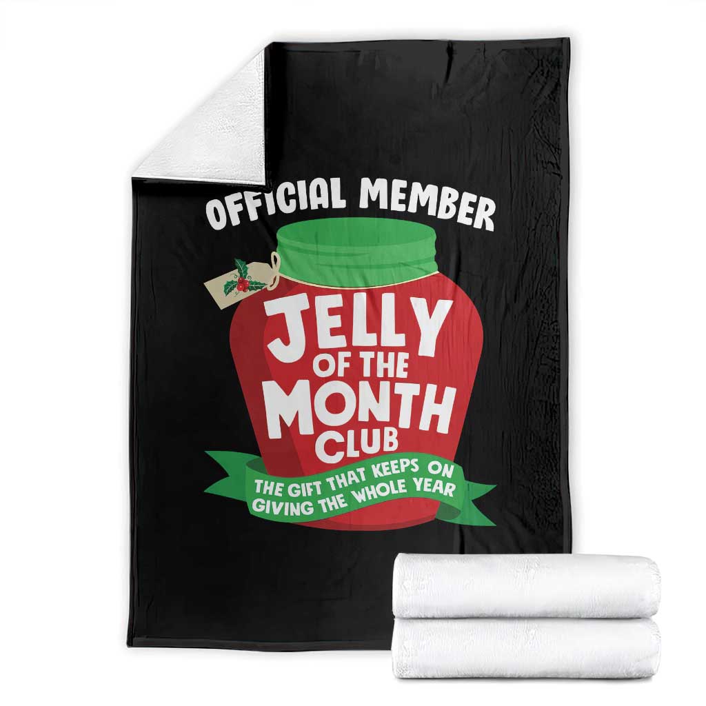 Funny Christmas Vacation Movie Throw Blanket Official Member Jelly Of The Month Club TS11 Black Print Your Wear