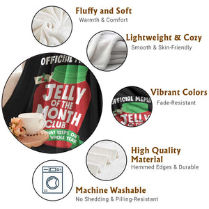Funny Christmas Vacation Movie Throw Blanket Official Member Jelly Of The Month Club TS11 Print Your Wear