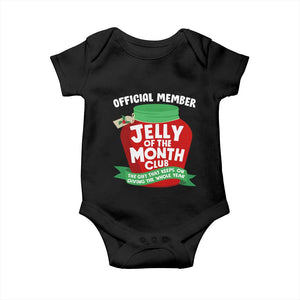 Funny Christmas Vacation Movie Baby Onesie Official Member Jelly Of The Month Club TS11 Black Print Your Wear