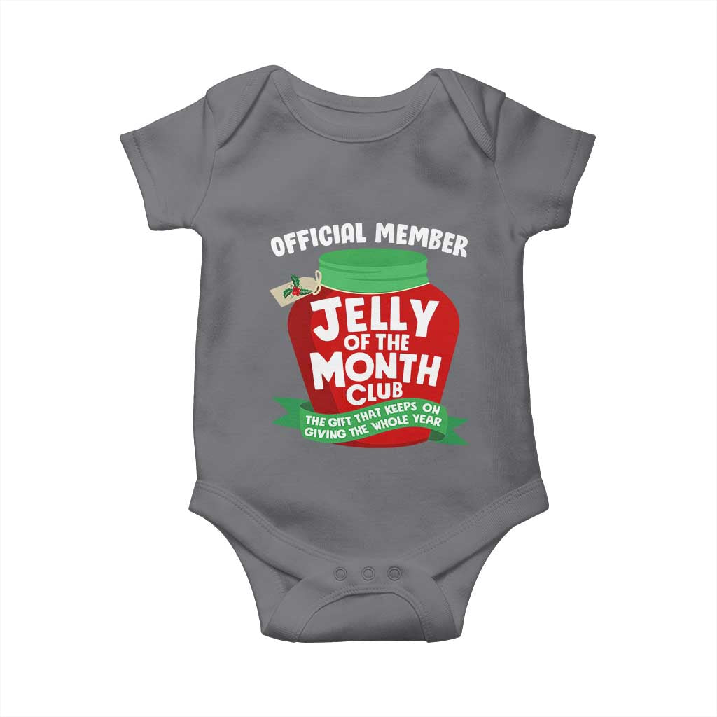 Funny Christmas Vacation Movie Baby Onesie Official Member Jelly Of The Month Club TS11 Charcoal Print Your Wear