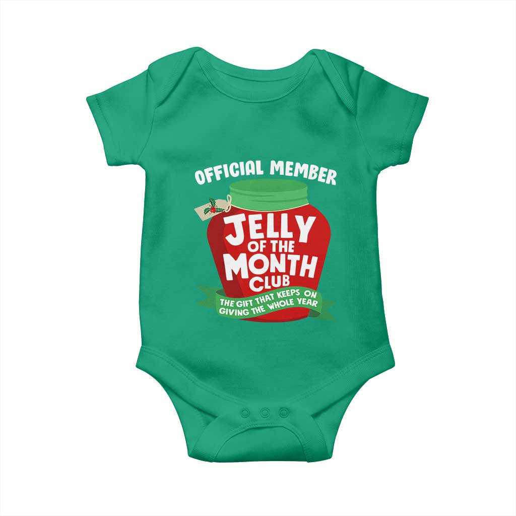 Funny Christmas Vacation Movie Baby Onesie Official Member Jelly Of The Month Club TS11 Irish Green Print Your Wear