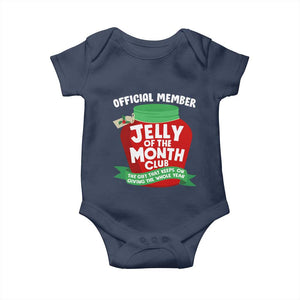 Funny Christmas Vacation Movie Baby Onesie Official Member Jelly Of The Month Club TS11 Navy Print Your Wear