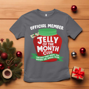Funny Christmas Vacation Movie T Shirt Official Member Jelly Of The Month Club TS11 Charcoal Print Your Wear