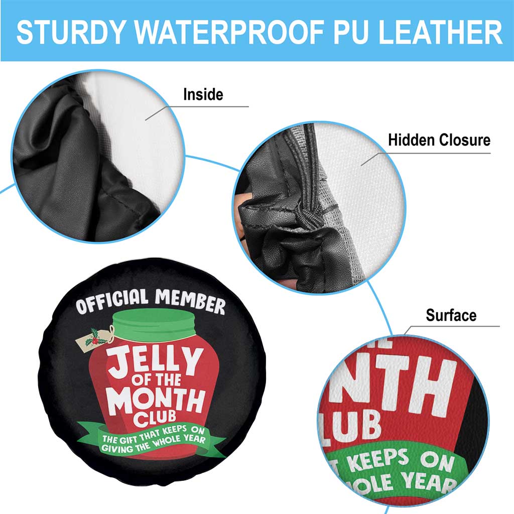 Funny Christmas Vacation Movie Spare Tire Cover Official Member Jelly Of The Month Club TS11 Print Your Wear