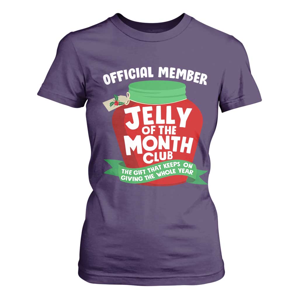 Funny Christmas Vacation Movie T Shirt For Women Official Member Jelly Of The Month Club TS11 Purple Print Your Wear