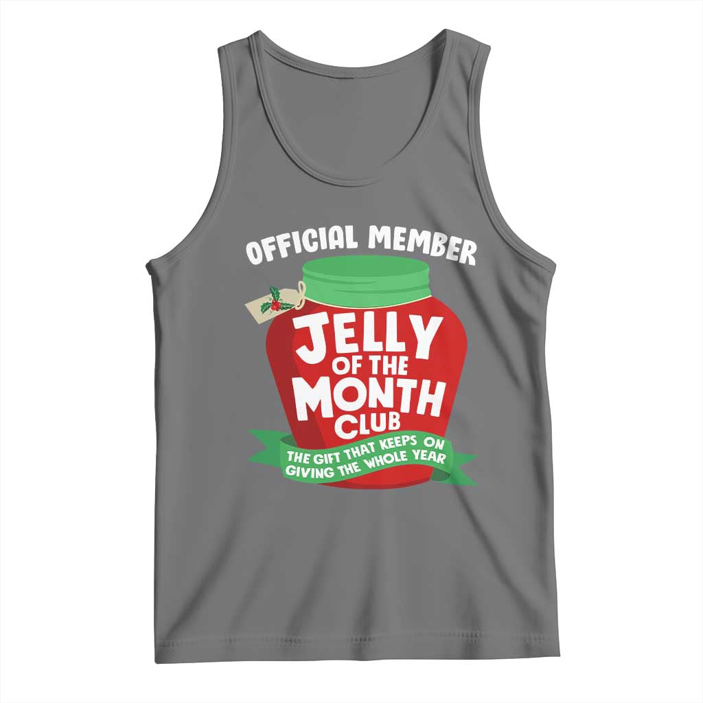 Funny Christmas Vacation Movie Tank Top Official Member Jelly Of The Month Club TS11 Black Heather Print Your Wear