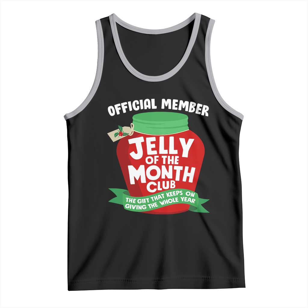 Funny Christmas Vacation Movie Tank Top Official Member Jelly Of The Month Club TS11 Black Athletic Heather Print Your Wear