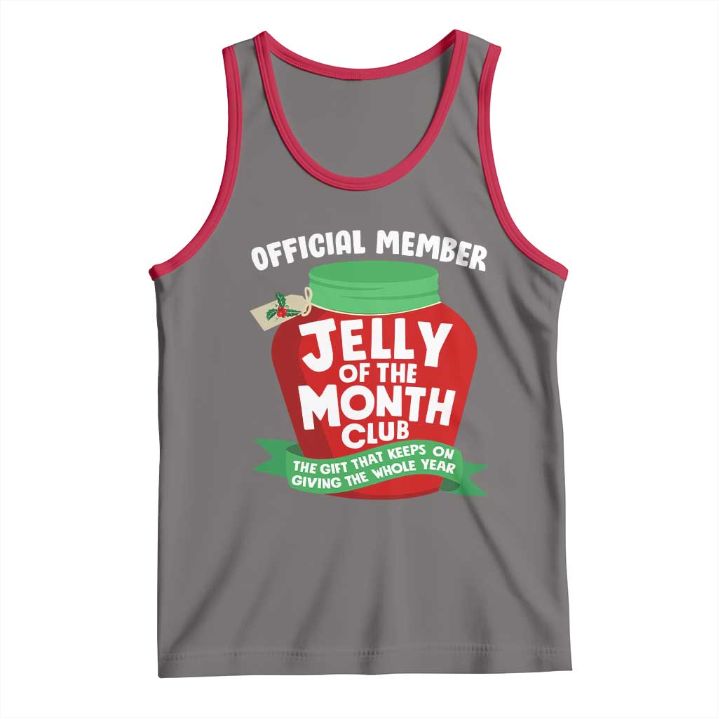 Funny Christmas Vacation Movie Tank Top Official Member Jelly Of The Month Club TS11 Deep Heather Red Print Your Wear