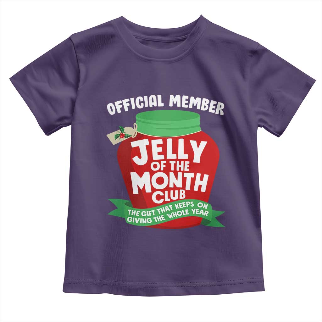 Funny Christmas Vacation Movie Toddler T Shirt Official Member Jelly Of The Month Club TS11 Purple Print Your Wear