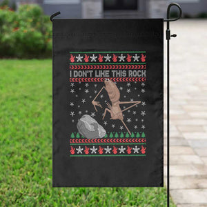 Funny Marcus The Worm Christmas Garden Flag I Dont Like This Rock Xmas Meme TS11 Print Your Wear