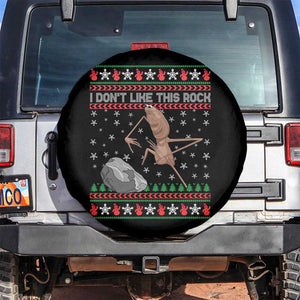 Funny Marcus The Worm Christmas Spare Tire Cover I Dont Like This Rock Xmas Meme TS11 No hole Black Print Your Wear