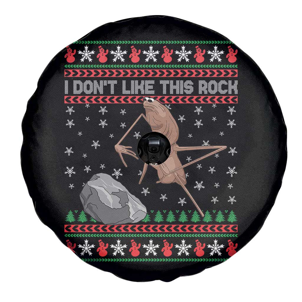 Funny Marcus The Worm Christmas Spare Tire Cover I Dont Like This Rock Xmas Meme TS11 Print Your Wear