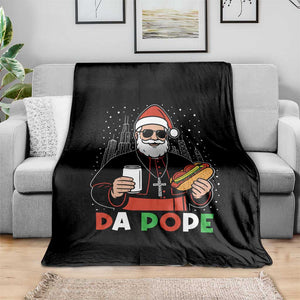 Pope Leo XIV Christmas Throw Blanket Cardinal Robert Prevost Santa Chicago TS11 Print Your Wear