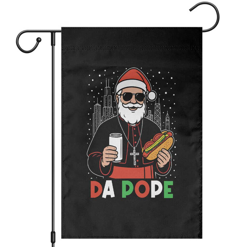 Pope Leo XIV Christmas Garden Flag Cardinal Robert Prevost Santa Chicago TS11 Black Print Your Wear