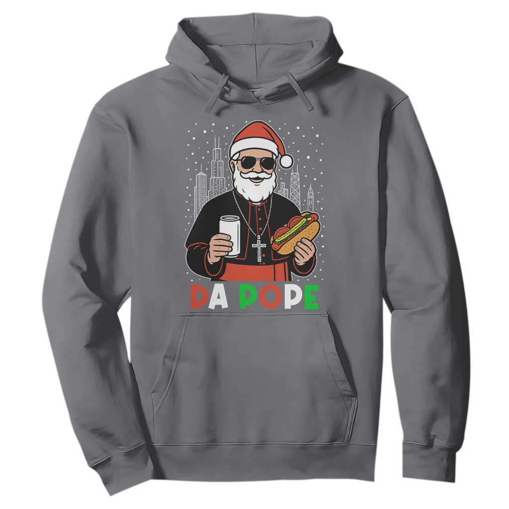 Pope Leo XIV Christmas Hoodie Cardinal Robert Prevost Santa Chicago TS11 Charcoal Print Your Wear