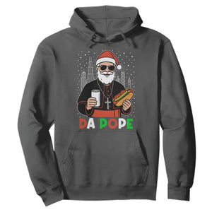 Pope Leo XIV Christmas Hoodie Cardinal Robert Prevost Santa Chicago TS11 Dark Heather Print Your Wear