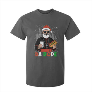 Pope Leo XIV Christmas T Shirt For Kid Cardinal Robert Prevost Santa Chicago TS11 Dark Heather Print Your Wear