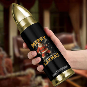Funny Christmas Lacrosse Bullet Tumbler Merry Laxmas Santa Lax Player TS11 Print Your Wear