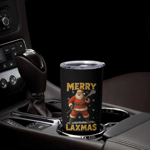 Funny Christmas Lacrosse Tumbler Cup Merry Laxmas Santa Lax Player TS11 Print Your Wear