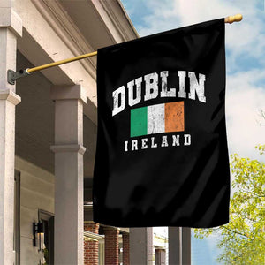 Dublin Ireland Flag Irish Retro Throwback Sports Design Garden Flag TS11 Print Your Wear