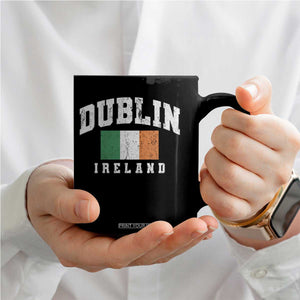 Dublin Ireland Flag Irish Retro Throwback Sports Design Coffee Mug TS11 Print Your Wear
