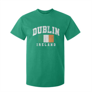 Dublin Ireland Flag Irish Retro Throwback Sports Design T Shirt For Kid TS11 Irish Green Print Your Wear