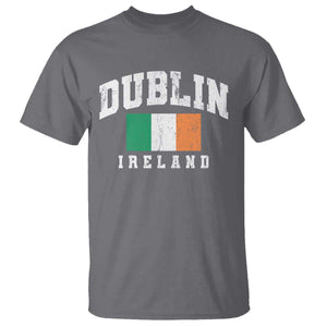 Dublin Ireland Flag Irish Retro Throwback Sports Design T Shirt TS11 Charcoal Print Your Wear