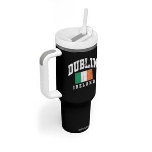 Dublin Ireland Flag Irish Retro Throwback Sports Design Tumbler With Handle TS11 Print Your Wear