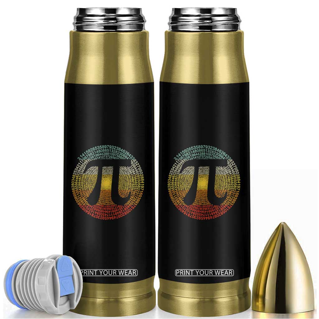Pi Day Bullet Tumbler 3,14 Pi Number Retro Symbol Math Science TS11 Black Print Your Wear