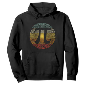 Pi Day Hoodie 3,14 Pi Number Retro Symbol Math Science TS11 Black Print Your Wear